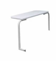 Table de repas extensible pour patients d'hôpital, plateau de repas médical durable, équipement médical mobile de classe I en métal de haute technologie