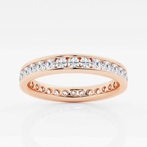 Igi ได้รับการรับรอง CVD จิวเวลรี่เพชรแข็งทองรูปไข่แหวนหมั้นทำมือของขวัญเครื่องประดับจากผู้ผลิตอินเดีย - Product Image 1