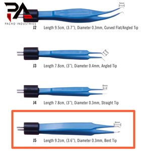 Pinces bipolaires Ellman Surgitron J5 réutilisables, autoclavables, CE, pointe courbée de 0,3 mm - Product Image 5
