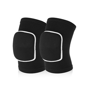 Genouillères épaisses et rembourrées bleues pour haltérophilie, volley-ball, sport, compression, soutien, protection, manchon antidérapant (paire) - Product Image 5