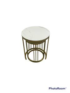 Mesa de Centro de Diseño Nórdico Único y Popular, Hecha a Mano, Moderna, Blanca, de Lujo, con Color Personalizado, Muebles Metálicos - Product Image 3