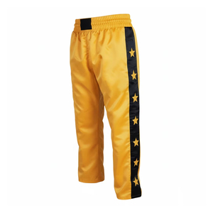 Nouveau pantalon de boxe personnalisé unisexe, plusieurs couleurs, vêtements d'arts martiaux durables, séchage rapide, respirant, 65% polyester, 35% coton, devant - Product Image 5