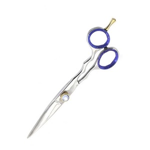 Ciseaux de coiffeur 2026 en acier inoxydable 4Cr13 avec pointe arrondie, poignée pour droitier, design de logo personnalisé, haute qualité, prix abordable - Product Image 5
