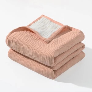 ผ้าห่มเด็กทารกเนื้อผ้ามัสลิน ระบายอากาศได้ดี นุ่มสบาย - Product Image 3