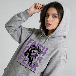 Sweat-shirt à capuche zippé pour femmes et hommes, 300 GSM, doux, manches longues, vêtements de sport décontractés, vêtements de détente, sweat-shirt chaud pour l'extérieur - Product Image 1