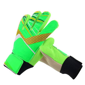 Proveedor Directo de Fábrica, Guantes de Portero de Cuero Profesionales con Logotipo Personalizado, Cómodos, Suaves, de Dedo Completo, Ajustables con Cordones - Product Image 1