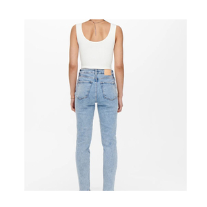 Jeans de Mezclilla para Mujer, Corte Boot Cut, Cintura Media, Ajuste Regular, Casuales, Largos, Verano, Ecológicos, Transpirables, Alta Calidad, OEM - Product Image 4