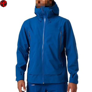 2027 Men's Orange Waterproof Windproof Ripstop <b>Jacket</b> 75D Polyester Hooded Outdoor Coat Oem High Quality - Product Image 3