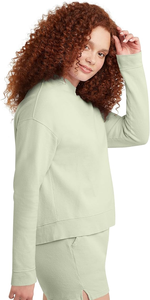 Sudadera Sherpa de manga larga para mujer con forro grueso y ajuste informal, sudadera de lana Sherpa para mujer. - Product Image 3