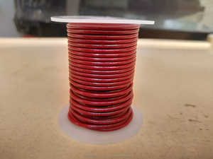 Kiran Overseas Pink <b>Leather</b> <b>Cord</b> Round Bead Size MM for Gemstone and <b>Leather</b> <b>Necklaces</b> Jewelry Findings & Components - Product Image 4