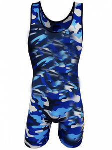 Traje de Lucha Libre Personalizado con Bandera Americana para Hombres, Mujeres y Jóvenes, Uniforme de Entrenamiento Transpirable, Mono Deportivo sin Mangas - Product Image 4