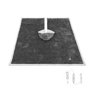 Coperta Riscaldante Indossabile Elettrica con Cappuccio per Donne, 5 Livelli di Riscaldamento, Spegnimento Automatico 3H, Alimentazione USB - Product Image 1