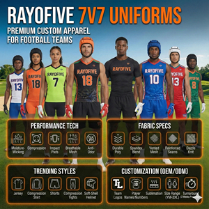 Conjunto de Uniforme de Fútbol Americano 7V7 Reversible Personalizado, Casco, Mochila, Bolsa de Lona, 100% Poliéster, Antibacteriano, Transpirable, de Alta Calidad - Product Image 5
