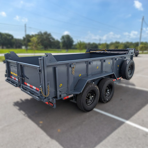 Remolque Agrícola de Volteo de Eje Reforzado 7x14 con Puerta Trasera Hidráulica de Acero Calibre 10 para Transporte de Alta Seguridad - Product Image 6