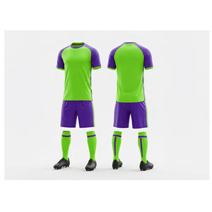 Ensemble de tenues de football personnalisables par sublimation pour sports d'équipe |   Tailles pour hommes, femmes et jeunes |   Vêtements de sport légers et à séchage rapide - Product Image 2