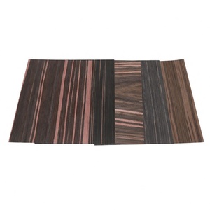 Panneaux en placage d'ébène de qualité supérieure, 2500x640mm, écologiques, coupés à la fraise, pour meubles et portes - Product Image 1