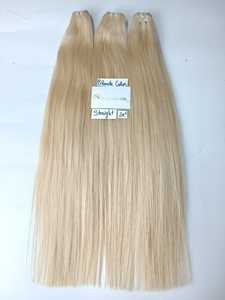 Cabello humano 100% superventas, cabello de trama liso Natural, cutícula vietnamita cruda, cabello alineado, Color Rubio - Product Image 4