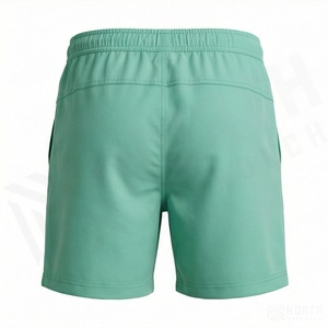 Shorts de bain personnalisés pour l'entraînement en extérieur, caleçons de bain de plage à taille ajustable, tissu respirant, séchage rapide, bas de tenue d'été - Product Image 2