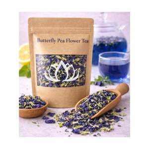 MÁS VENDIDO 2026 Flor de Guisante Mariposa Seca, Ingrediente de Té Azul Premium, Grado Alimenticio, Envasado al Vacío, Para Preparación de Bebidas Herbales y Alimentos Azules - Product Image 1