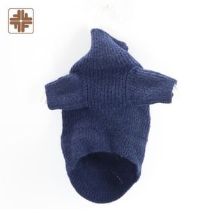 Pull pour chien classique de luxe durable, uni, avec harnais, en polyester, pour l'hiver - Product Image 1
