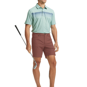 Shorts de golf décontractés pour hommes, style urbain, en toile, taille élastique, légers, extensibles, avec poches, imperméables, respirants, séchage rapide - Product Image 1