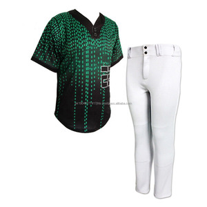Pakistan-Made Custom-Designed Plus Size Softball Uniform Set Best Quality Baseball Jerseys Pants Printed Sportswear 100% - Product Image 5