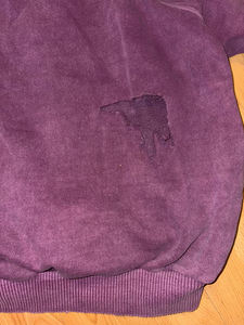 เสื้อฮู้ดดี้ผู้ชายสไตล์วินเทจคุณภาพสูง ผ้าฟอกสีซีดแบบยุค 90 สีชมพูซีด สวมใส่สบายสำหรับทุกคน สตรีทแวร์ - Product Image 4