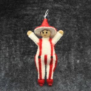 Handmade Felt Christmas Doll Hanging Ornament for Christmas <b>Tree</b> Decoration - Product Image 4