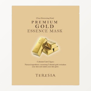 Masques pour le visage coréens K-Beauty Tereusia Premium Gold Essence Mask Sheet Pack 10 feuilles Fabriqués en Corée - Product Image 2