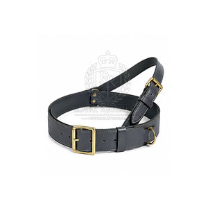 Ceinture Sam Browne en cuir personnalisée avec boucle classique et ajustement réglable pour tenues formelles et événements spéciaux - Product Image 2