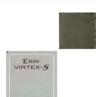 Xilinx Virtex 5 FPGA XC5VLX50 2FFG1153C 46080 cellules logiques 7200 slices 560 IO 1153 Ball FFG1153 Chip IC Tray Package
