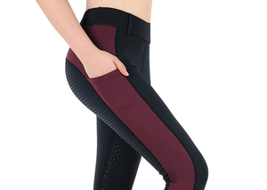 Leggings d'équitation personnalisés de haute qualité pour femmes, avec logo personnalisé, culottes d'équitation taille haute, leggings de compression équestres - Product Image 6