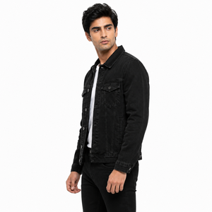 Veste en jean pour homme offrant un confort fiable, un style robuste, un tissu résistant, des détails classiques et une forme polyvalente pour un usage quotidien OEM - Product Image 2