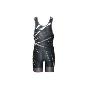 Grippes de jambe élastiques antidérapants professionnels, justaucorps de lutte à compression, équipement de soutien musculaire très extensible - Product Image 2
