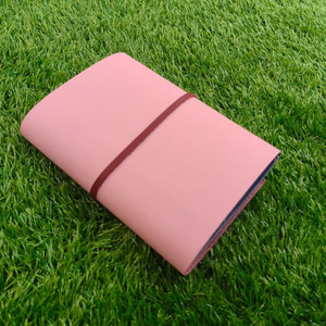 Encantadora Funda de Cuero Rosa para Diario, Tamaño A6, Delgada, para Cuaderno, Agenda, Portafolio, Documentos, Oficina - Product Image 4
