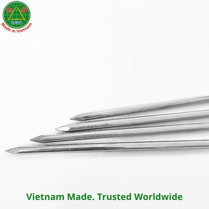 Clavos de acero de 11.6 pulgadas con vástago liso y cabeza a cuadros redonda/plana para muebles y construcción, precios competitivos desde Vietnam - Product Image 3