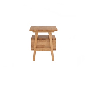 Versatile 2-Tier Accent <b>Table</b> with <b>Storage</b> Drawer Compact Wooden Bed <b>Side</b> <b>Table</b> for Living Room and Bedroom - Product Image 2