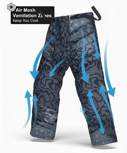 Durable <b>Roller</b> Hockey Pants for Youth and Adults with Full Mesh Fabric Adjustable Waist and Custom Logo for Team Rollar Pants - Product Image 3