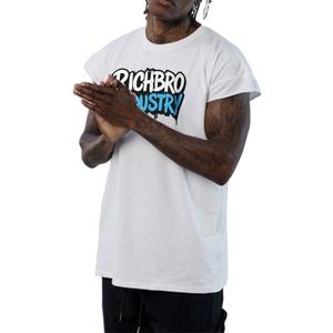 T-shirt d'entraînement de fitness pour hommes été mode coton décontracté haut à manches courtes mâle musculation Sport t-shirts - Product Image 5