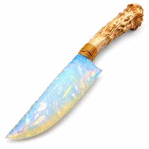 Vente en gros de dague décorative artisanale en opalite œil de chat avec manche en résine, ornement en cristal - Product Image 6