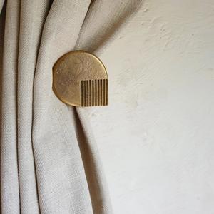 Attache de rideau multiple en métal, attache de rideau de luxe, support de rideau de fenêtre pour maison et hôtel, en laiton et aluminium - Product Image 4