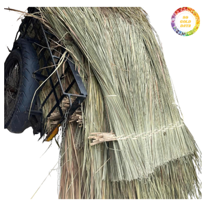 Panneaux de toiture en jonc de mer tissé à la main pour structures extérieures tropicales - Product Image 3