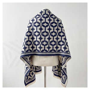 Women's <b>Square</b> <b>Silk</b> <b>Scarf</b> Geometric Print Elegant Multi-Functional All Seasons Daily Wear Accessory - Product Image 3