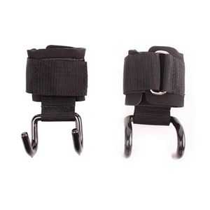 Crochet de levage robuste pour haltérophilie avec sangle de poignet, support de préhension personnalisé pour soulevé de terre, vente en gros, pour entraînement en salle de sport hommes et femmes - Product Image 1