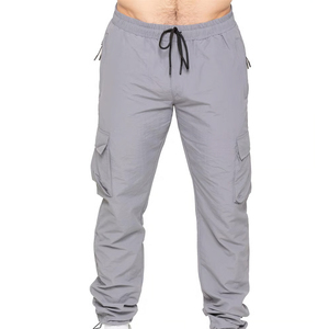 Survêtements coupe-vent streetwear en gros pour hommes, logo et taille personnalisés, ensembles deux pièces en nylon - Product Image 5