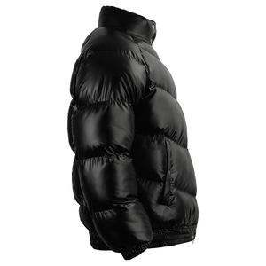 OEM ODM Serviced High Quality Made <b>Men</b> Bubble <b>Jacket</b> Custom Logo Design <b>Canvas</b> Fabric High Street Style <b>Men</b> Bubble <b>Jacket</b> - Product Image 4