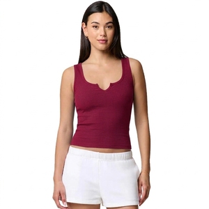 Top Deportivo Corto sin Espalda para Mujer, de Secado Rápido, Color Sólido, sin Mangas, para Yoga y Entrenamiento - Product Image 6