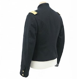 Veste en laine vintage pour homme, à simple boutonnage, coupe classique, uniforme d'hiver, grande taille, reproduction américaine - Product Image 6