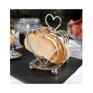 ที่วางขนมปังสแตนเลสสตีลอเนกประสงค์ทันสมัย ช่วยให้ขนมปังชิ้นต่างๆ อยู่ในตำแหน่งที่เหมาะสมและจัดวางอย่างสวยงาม เหมาะสำหรับอาหารบุฟเฟ่ต์และงานสังสรรค์ - Product Image 3