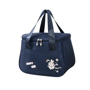 premium leakproof thermal food carrier durable nylon lunch organizer with cute character print and reinforced handles - Product Image 2